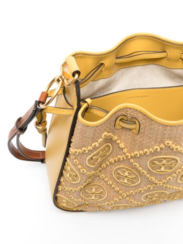 Tory Burch T Monogram embroidered shoulder bag