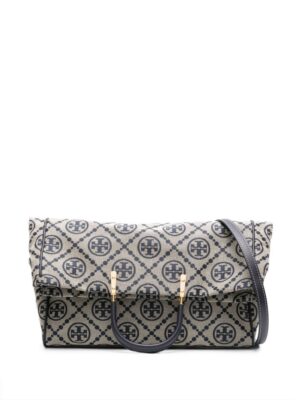 Tory Burch T monogram-jacquard tote bag