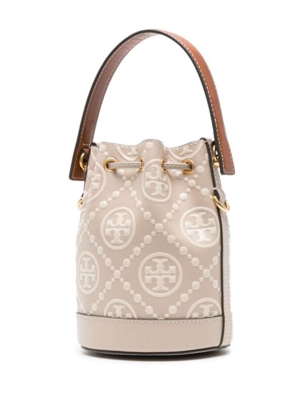 22262317_52129505_1000.jpg Tory Burch mini T Monogram-embossed bucket bag