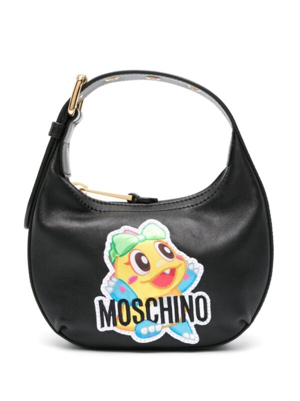 22279060_52133593_1000.jpg Moschino logo-appliqué tote bag