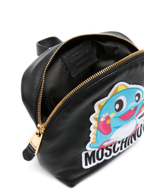 22279061_52137338_1000.jpg Moschino logo-appliqué mini backpack