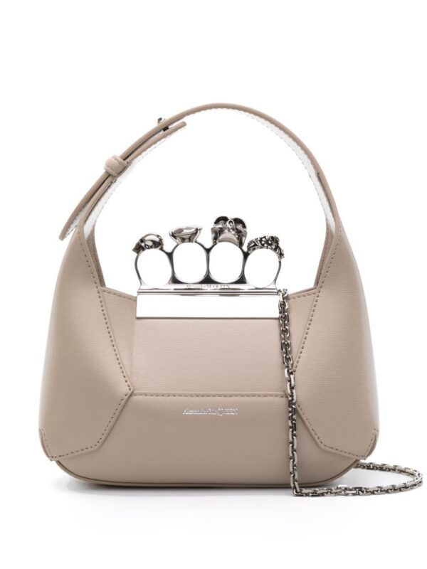 22294386_52172737_1000.jpg Alexander McQueen mini Jewelled Hobo leather bag