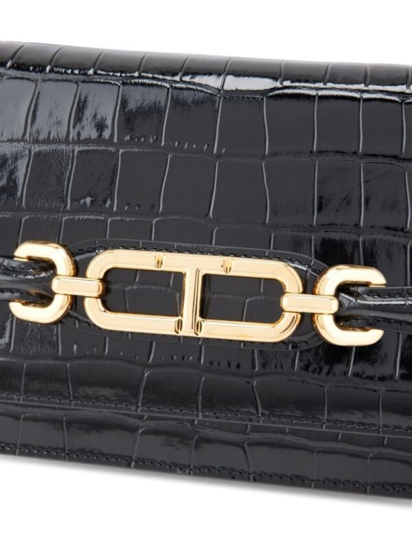 TOM FORD Whitney crocodile-effect shoulder bag