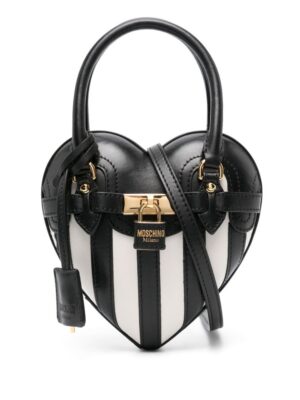 22301427_52172330_1000.jpg Moschino padlock-detail leather tote bag