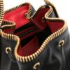 22301430_52800843_1000.jpg Moschino zip-trim leather bucket bag