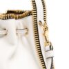 22301440_52171100_1000.jpg Moschino exposed-zip detail leather bucket bag