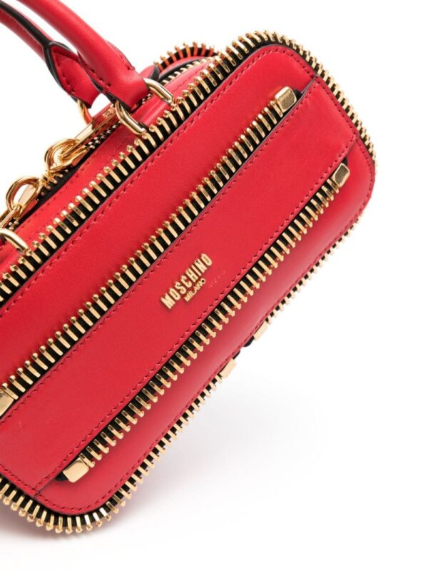 22301445_52561875_1000.jpg Moschino decorative-zip leather tote bag