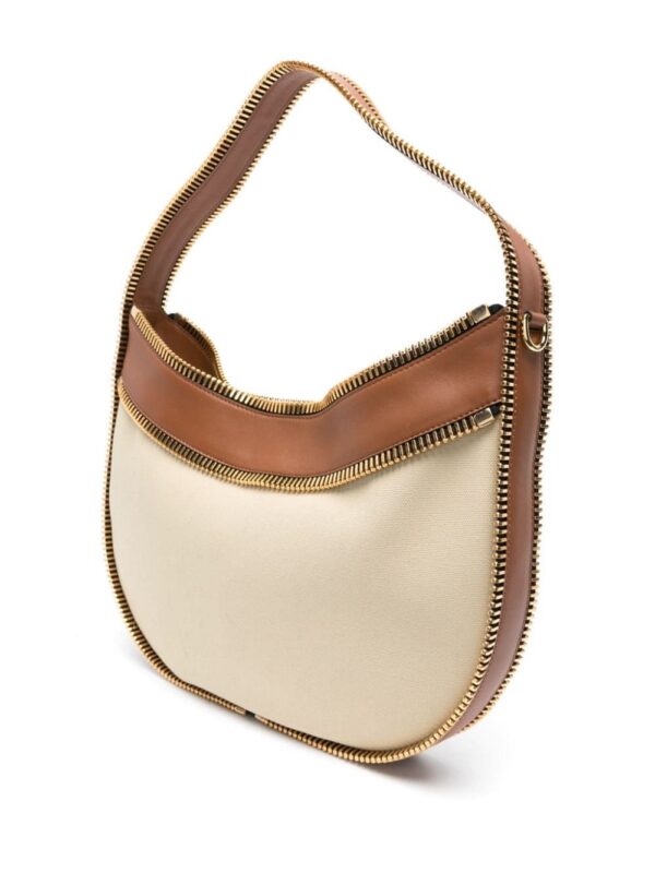 22301448_52801340_1000.jpg Moschino exposed-zip canvas shoulder bag