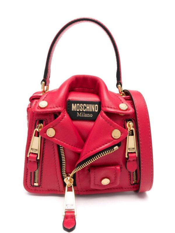 22301449_52264344_1000.jpg Moschino logo-patch leather tote bag