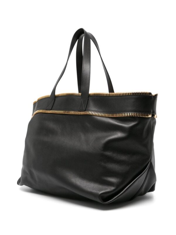22301456_52565269_1000.jpg Moschino zip-detail leather tote bag
