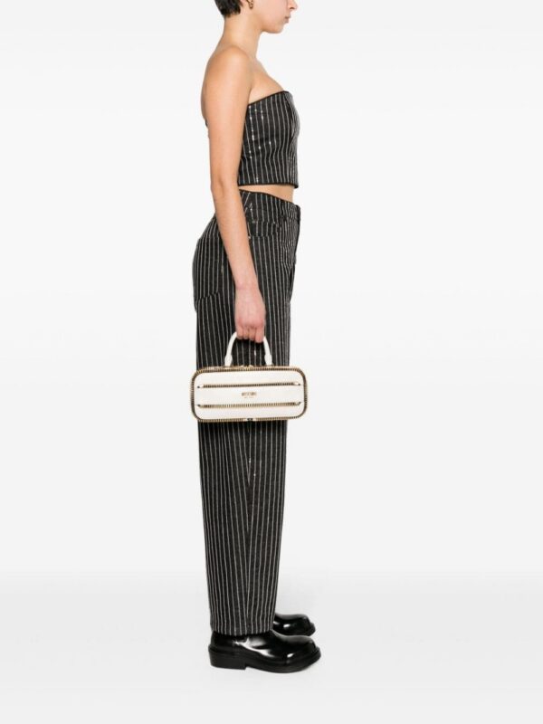 22301461_52798348_1000.jpg Moschino exposed-zip leather tote bag
