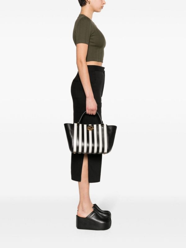 22301467_52800948_1000.jpg Moschino striped leather tote bag