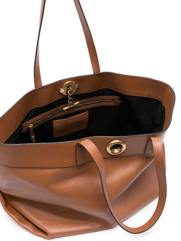 Moschino eyelet-detail leather shoulder bag