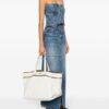 22303326_52177176_1000.jpg Moschino exposed-zip detail leather tote bag