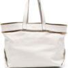 22303326_52177177_1000.jpg Moschino exposed-zip detail leather tote bag