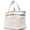 22303326_52177193_1000.jpg Moschino exposed-zip detail leather tote bag