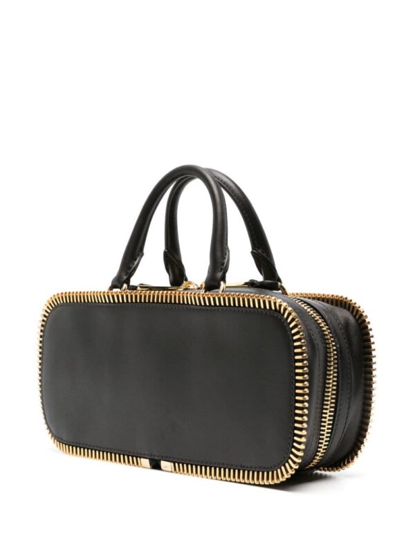 22303330_52798134_1000.jpg Moschino exposed-zip leather tote bag