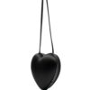 Moschino logo-embroidered leather shoulder bag