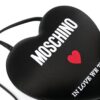 Moschino logo-embroidered leather shoulder bag
