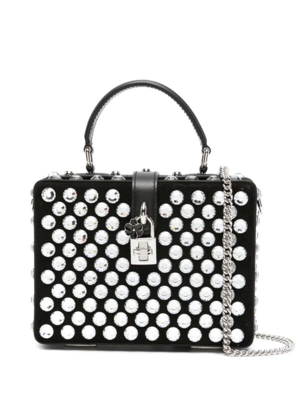 22306672_52202859_1000.jpg Dolce & Gabbana Box crystal-embellished leather bag