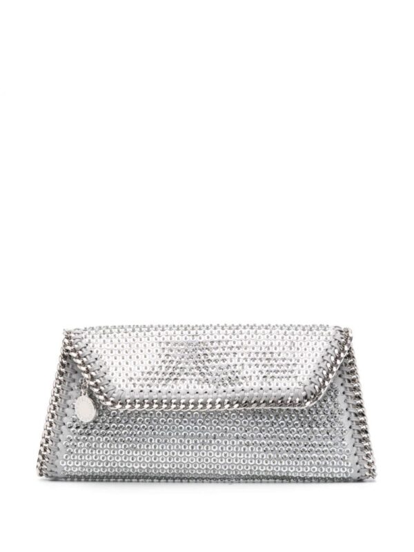 Stella McCartney Falabella crystal clutch bag