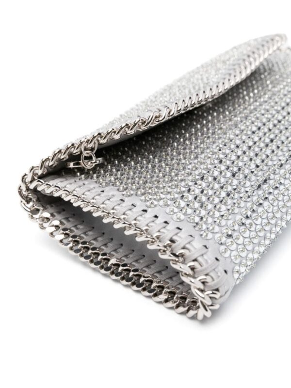 Stella McCartney Falabella crystal clutch bag
