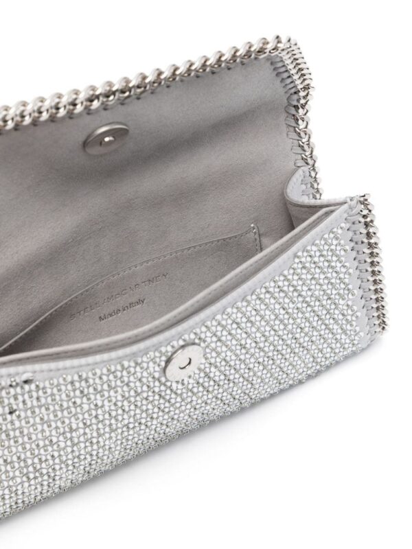 Stella McCartney Falabella crystal clutch bag