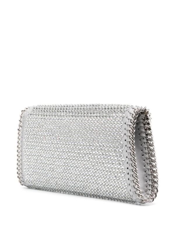 Stella McCartney Falabella crystal clutch bag