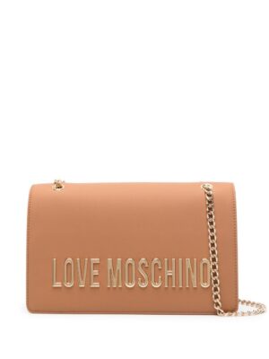 22337310_52295314_1000.jpg Love Moschino logo-plaque leather shoulder bag