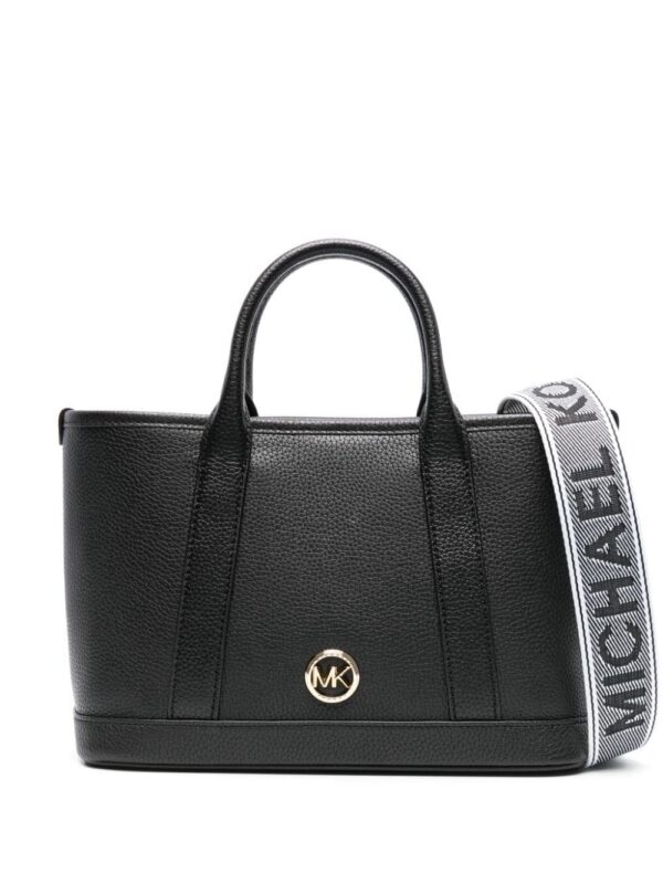 22342478_52245549_1000.jpg Michael Michael Kors logo-plaque leather tote bag