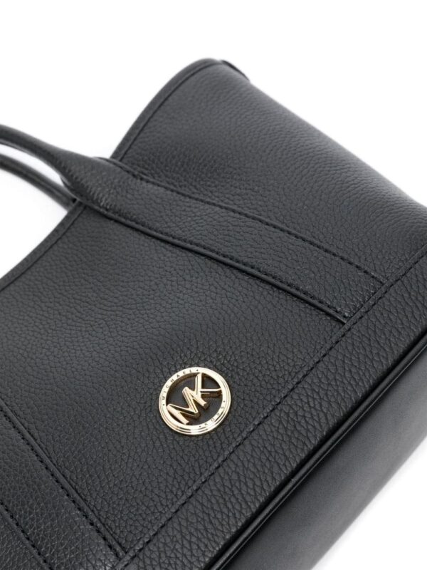 22342478_52245555_1000.jpg Michael Michael Kors logo-plaque leather tote bag