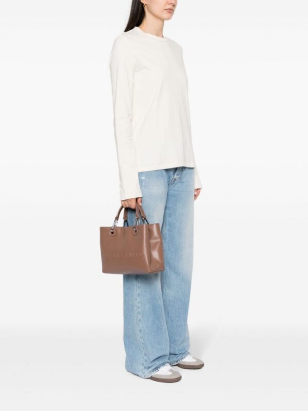 22343659_52283628_1000.jpg Emporio Armani small logo-embossed tote bag