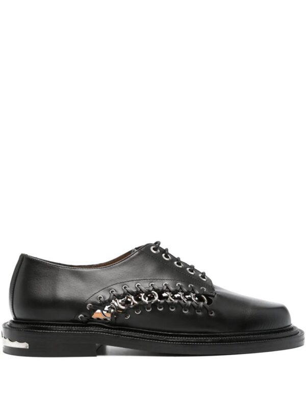 22348312_52299654_1000.jpg Toga Virilis ring-embellished oxford shoes