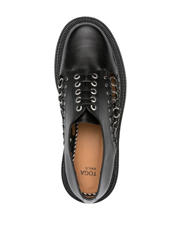 22348312_52299658_1000.jpg Toga Virilis ring-embellished oxford shoes