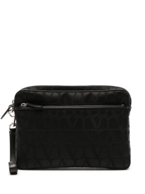 Valentino Garavani Toile Iconographe-print clutch bag