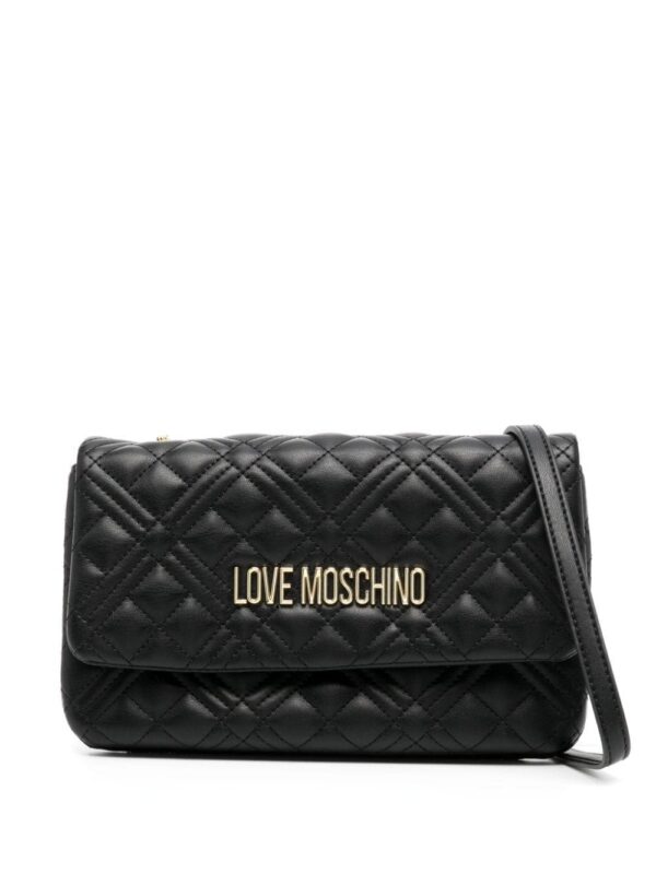 22358708_52767410_1000.jpg Love Moschino logo-plaque quilted crossbody bag