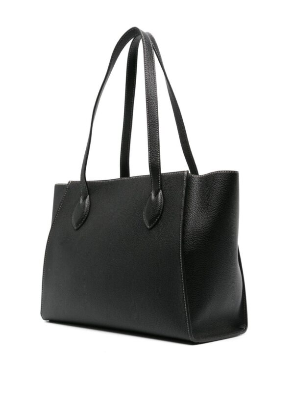 22363623_52294133_1000.jpg Love Moschino logo-lettering grained tote bag