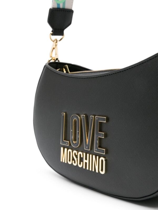 22363627_52296187_1000.jpg Love Moschino logo-plaque textured crossbody bag