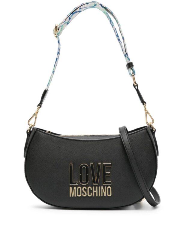 22363627_52296197_1000.jpg Love Moschino logo-plaque textured crossbody bag