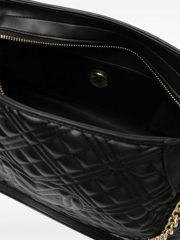 22363645_52291233_1000.jpg Love Moschino logo-plaque quilted tote bag