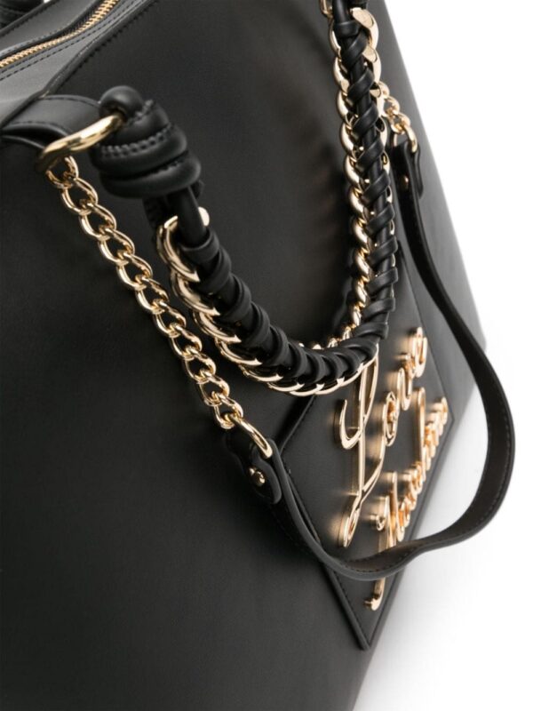 22364625_52291327_1000.jpg Love Moschino logo-plaque tote bag