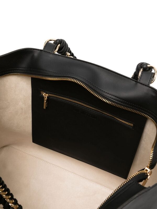 22364625_52291341_1000.jpg Love Moschino logo-plaque tote bag