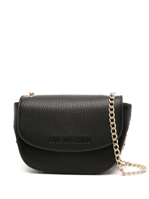 22364639_52297651_1000.jpg Love Moschino logo-lettering grained crossbody bag