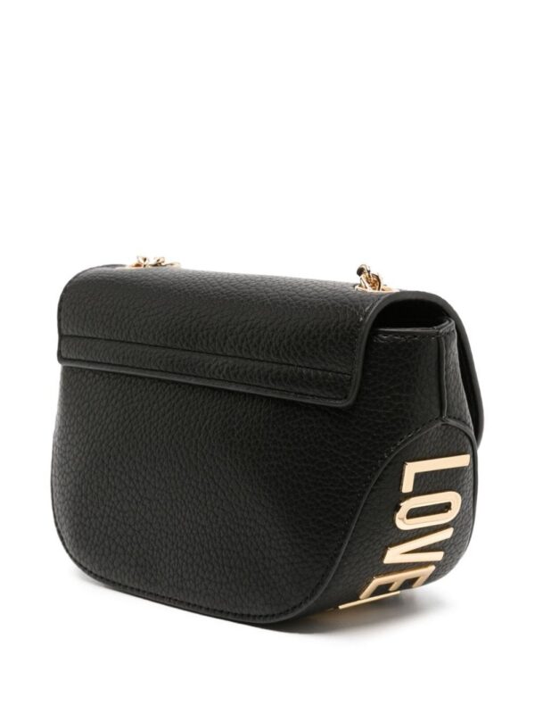 22364639_52297656_1000.jpg Love Moschino logo-lettering grained crossbody bag