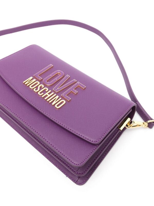 22364655_52297904_1000.jpg Love Moschino logo-plaque textured crossbody bag