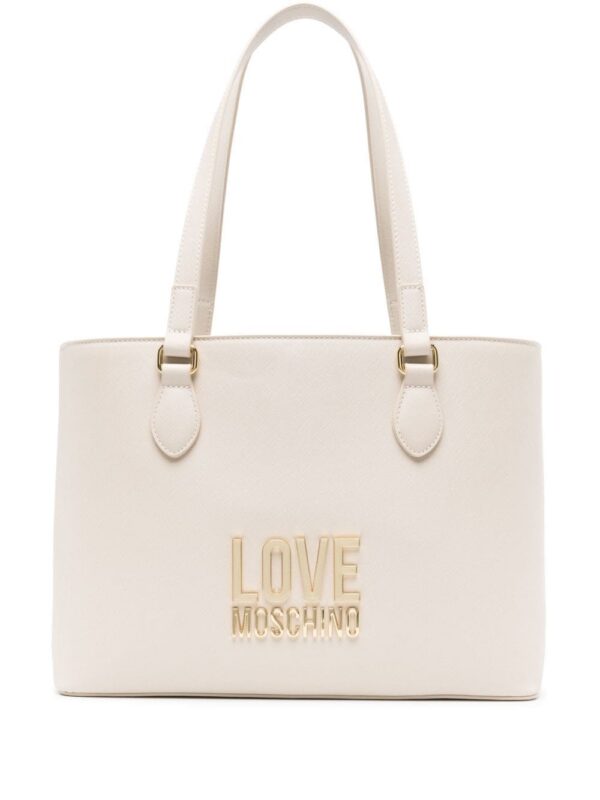 22364935_52293519_1000.jpg Love Moschino logo-plaque tote bag