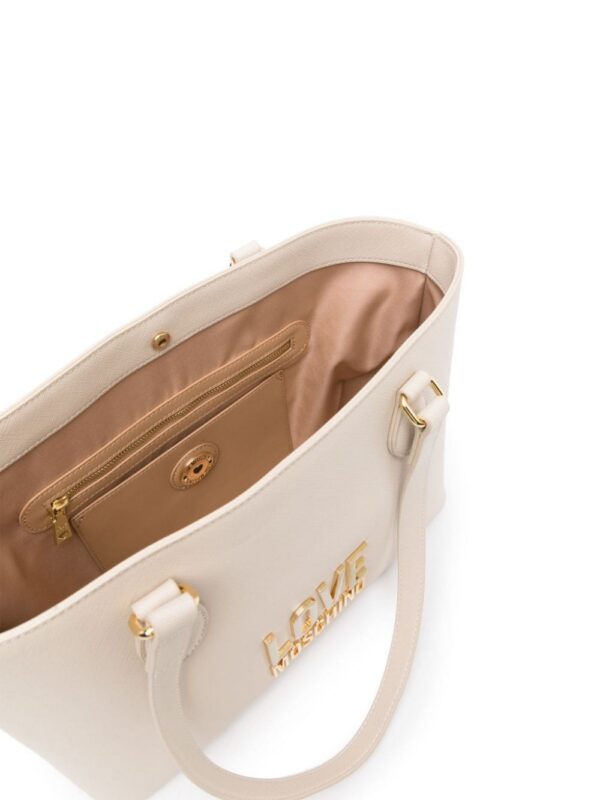 22364935_52293524_1000.jpg Love Moschino logo-plaque tote bag