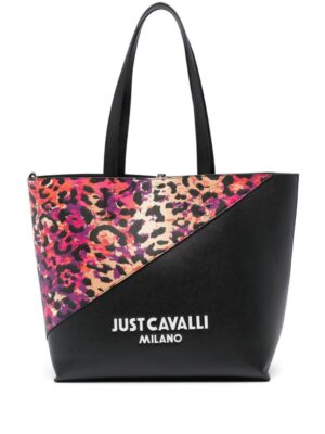 22369878_52509192_1000.jpg Just Cavalli colourblock panelled tote bag