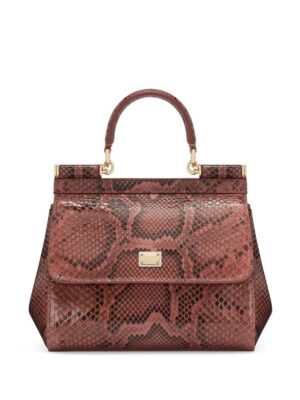 22371691_52816336_1000.jpg Dolce & Gabbana Sicily snakeskin-effect top-handle bag