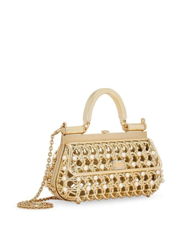 22371694_52816453_1000.jpg Dolce & Gabbana pearl-embellished caged tote bag